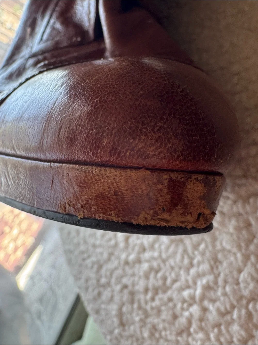Carlos by Carlos Santana Cognac Brown Lace-Up High Heel Ankle Boots